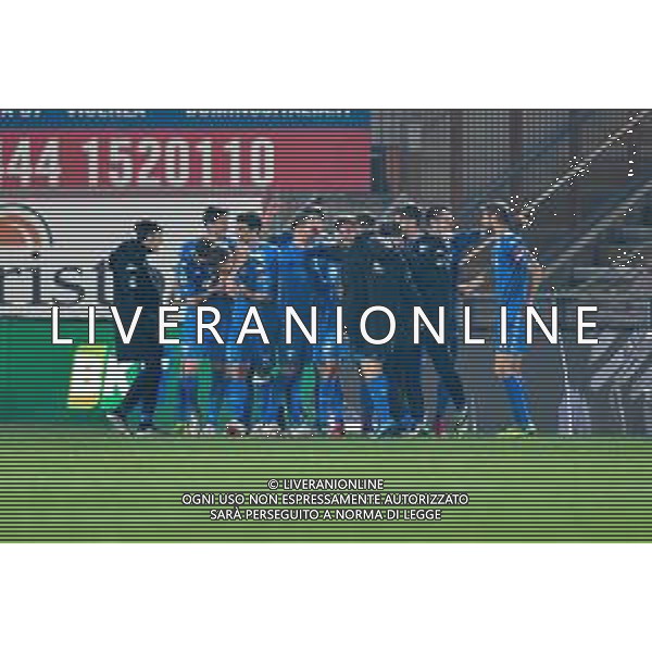 Marinil/LMedia - RL Vicenza vs Empoli FC - Italian Football Championship League BKT 2020/2021 13 March 2021 - Romeo Menti stadium, vicenza, Italy Photo showing: Empoli FC celebrate the goal of 0-2 @Marinil/LMedia AG ALDO LIVERANI SAS