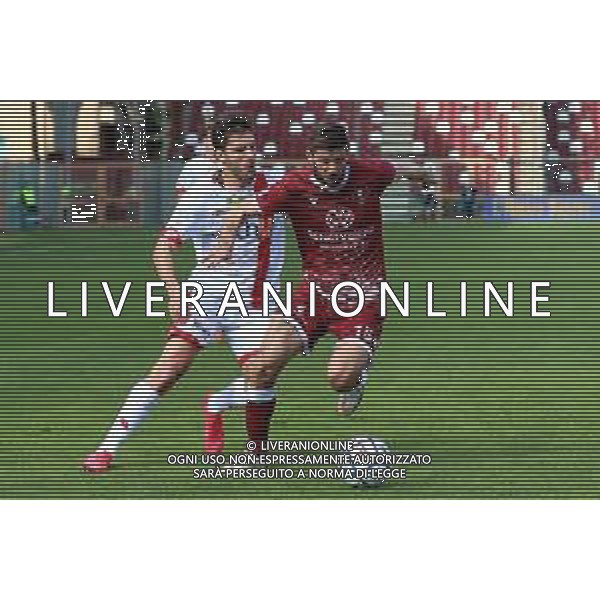 REGGINA - MONZA CAMPIONATO CALCIO SERIE BKT 13.03.2021 NELLA FOTO NICOLO\' BIANCHI (REGGINA) E MARIO SAMPIRISI ©GAREFFA PASQUALE / AGENZIA ALDO LIVERANI SAS