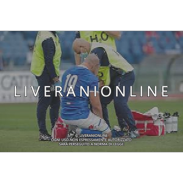 Marianiu/LMedia - 2021 Guinness Six Nations Rugby - Italy vs Wales - Rugby Six Nations match 13 March 2021 - Stadio Olimpico, rome, Italy Photo showing: Marco Lazzaroni (Italy) @Marianiu/LMedia AG ALDO LIVERANI SAS