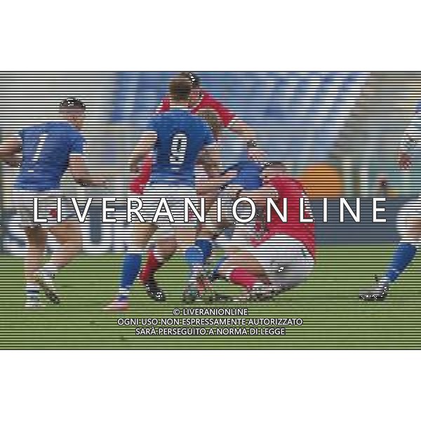 Marianiu/LMedia - 2021 Guinness Six Nations Rugby - Italy vs Wales - Rugby Six Nations match 13 March 2021 - Stadio Olimpico, rome, Italy Photo showing: Italy vs Wales @Marianiu/LMedia AG ALDO LIVERANI SAS