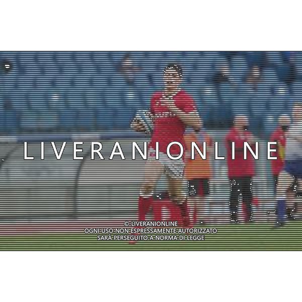 Marianiu/LMedia - 2021 Guinness Six Nations Rugby - Italy vs Wales - Rugby Six Nations match 13 March 2021 - Stadio Olimpico, rome, Italy Photo showing: Louis Rees-Zammit (Wales) @Marianiu/LMedia AG ALDO LIVERANI SAS