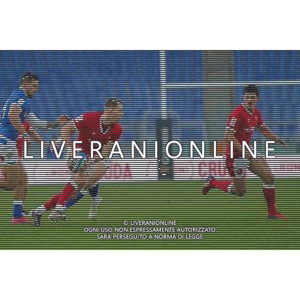 Marianiu/LMedia - 2021 Guinness Six Nations Rugby - Italy vs Wales - Rugby Six Nations match 13 March 2021 - Stadio Olimpico, rome, Italy Photo showing: attacking action Wales @Marianiu/LMedia AG ALDO LIVERANI SAS