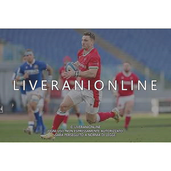 Marianiu/LMedia - 2021 Guinness Six Nations Rugby - Italy vs Wales - Rugby Six Nations match 13 March 2021 - Stadio Olimpico, rome, Italy Photo showing: George North (Wales) @Marianiu/LMedia AG ALDO LIVERANI SAS