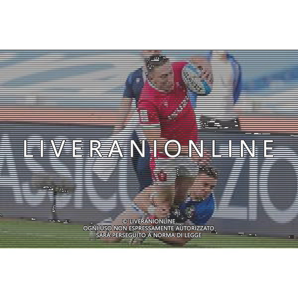 Marianiu/LMedia - 2021 Guinness Six Nations Rugby - Italy vs Wales - Rugby Six Nations match 13 March 2021 - Stadio Olimpico, rome, Italy Photo showing: Josh Adams (Wales) @Marianiu/LMedia AG ALDO LIVERANI SAS