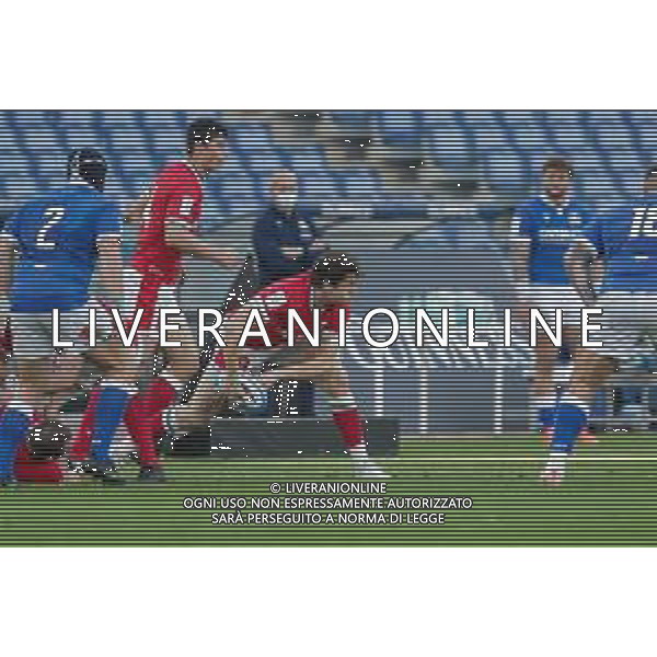 Marianiu/LMedia - 2021 Guinness Six Nations Rugby - Italy vs Wales - Rugby Six Nations match 13 March 2021 - Stadio Olimpico, rome, Italy Photo showing: Lloyd Williams (Wales) @Marianiu/LMedia AG ALDO LIVERANI SAS