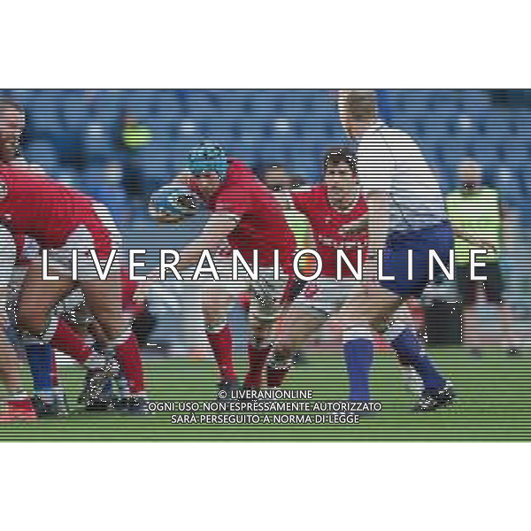 Marianiu/LMedia - 2021 Guinness Six Nations Rugby - Italy vs Wales - Rugby Six Nations match 13 March 2021 - Stadio Olimpico, rome, Italy Photo showing: Justin Tipuric (Wales) @Marianiu/LMedia AG ALDO LIVERANI SAS