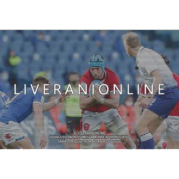 Marianiu/LMedia - 2021 Guinness Six Nations Rugby - Italy vs Wales - Rugby Six Nations match 13 March 2021 - Stadio Olimpico, rome, Italy Photo showing: Justin Tipuric (Wales) @Marianiu/LMedia AG ALDO LIVERANI SAS