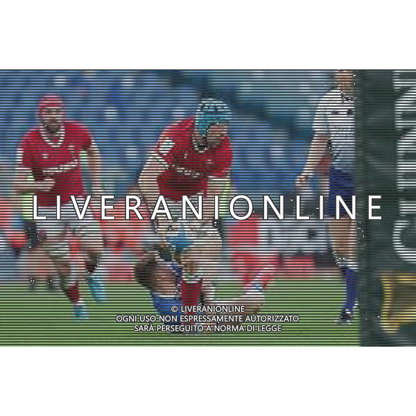 Marianiu/LMedia - 2021 Guinness Six Nations Rugby - Italy vs Wales - Rugby Six Nations match 13 March 2021 - Stadio Olimpico, rome, Italy Photo showing: Justin Tipuric (Wales) @Marianiu/LMedia AG ALDO LIVERANI SAS