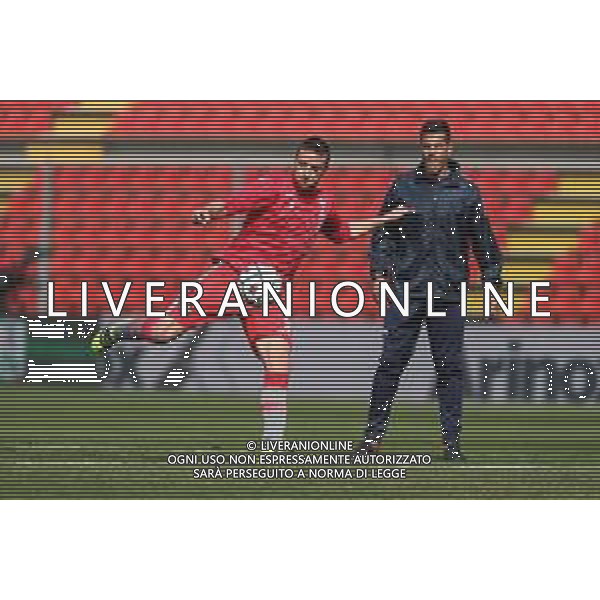 Carnabucia/LMedia - US Cremonese vs AC Reggiana - Italian Football Championship League BKT 2020/2021 13 March 2021 - Giovanni Zini stadium, cremona, Italy Photo showing: Daniel Ciofani (Cremonese) @Carnabucia/LMedia AG ALDO LIVERANI SAS