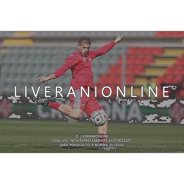 Carnabucia/LMedia - US Cremonese vs AC Reggiana - Italian Football Championship League BKT 2020/2021 13 March 2021 - Giovanni Zini stadium, cremona, Italy Photo showing: Luca Valzania (Cremonese) @Carnabucia/LMedia AG ALDO LIVERANI SAS