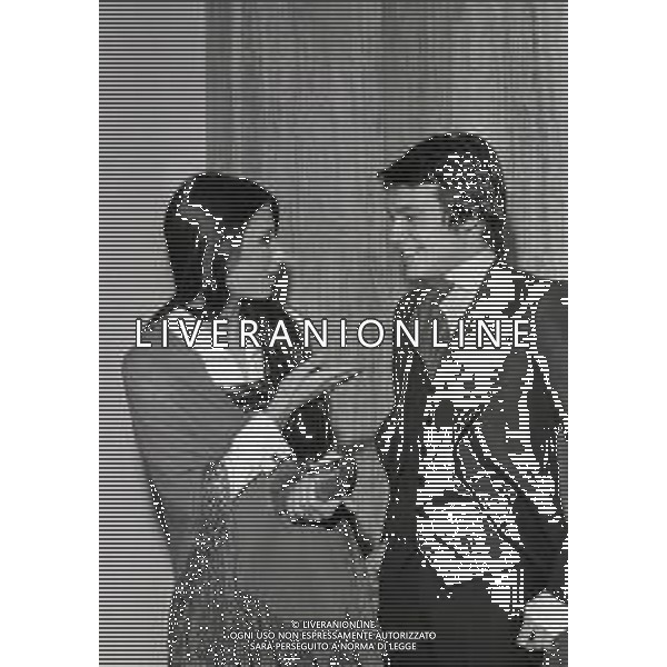 RETROSPETTIVA ROSANNA FRATELLO CANTANTE NELLA FOTO ROSANNA FRATELLO CON MASSIMO RANIERI A SANREMO NELL\'ANNO 1972 AG ALDO LIVERANI SAS