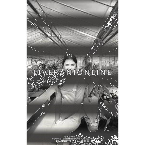 RETROSPETTIVA ROSANNA FRATELLO CANTANTE NELLA FOTO ROSANNA FRATELLO A GALLARATE ALLA SERRA IDEA VERDE NELL\'ANNO 1972 AG ALDO LIVERANI SAS