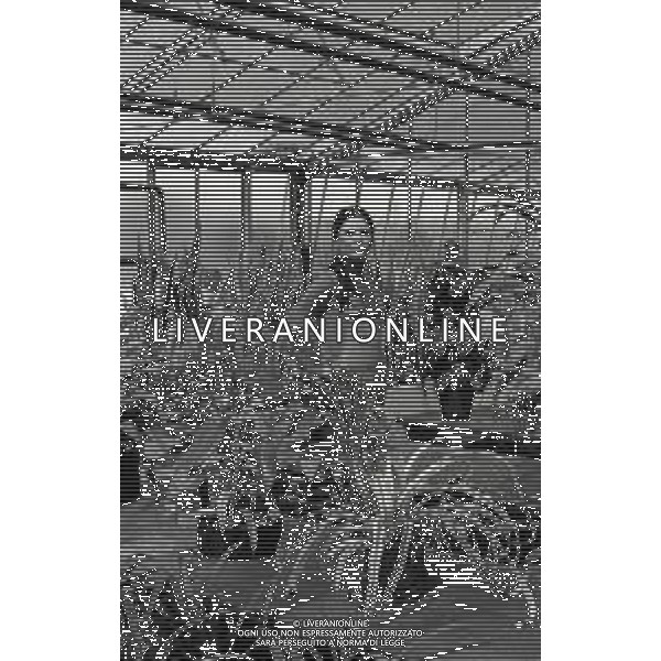 RETROSPETTIVA ROSANNA FRATELLO CANTANTE NELLA FOTO ROSANNA FRATELLO A GALLARATE ALLA SERRA IDEA VERDE NELL\'ANNO 1972 AG ALDO LIVERANI SAS