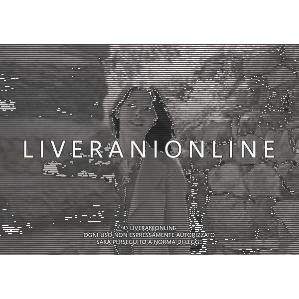 RETROSPETTIVA ROSANNA FRATELLO CANTANTE NELLA FOTO ROSANNA FRATELLO A SAINT VINCENT NELL\'ANNO 1973 AG ALDO LIVERANI SAS