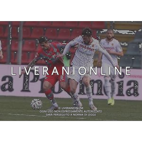 CREMONESE - REGGIANA CAMPIONATO CALCIO SERIE BKT 13.03.2021 NELLA FOTO PAOLO BARTOLOMEI E ZAMPARO LUCA ©SANTANDREA / AGENZIA ALDO LIVERANI SAS