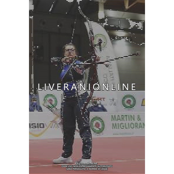Rimini - Campionato Italiano di Tiro con l\'Arco indoor 14/03/2021 nella foto: rebagliati - arco olimpico ©Claudio Zamagni/Agenzia Aldo Liverani