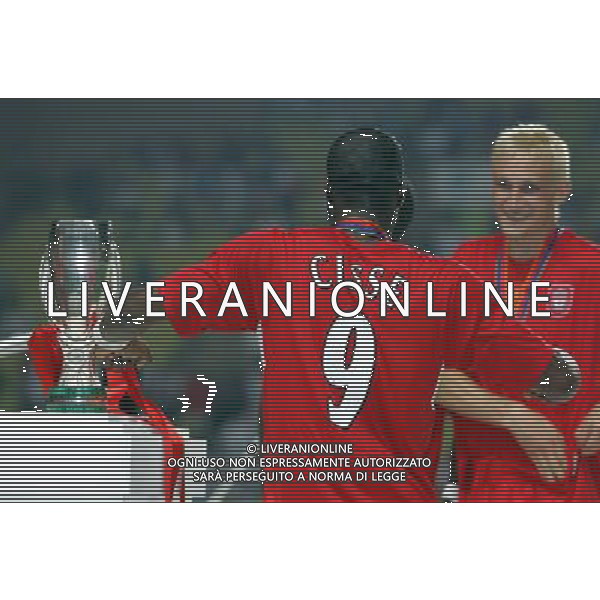 Montecarlo 26/08/2005 Finale Supercoppa Europea 2005 liverpool-cska mosca 3:1 nella foto cisse djibril ph marco luzzani/ag aldo liverani s.a.s.