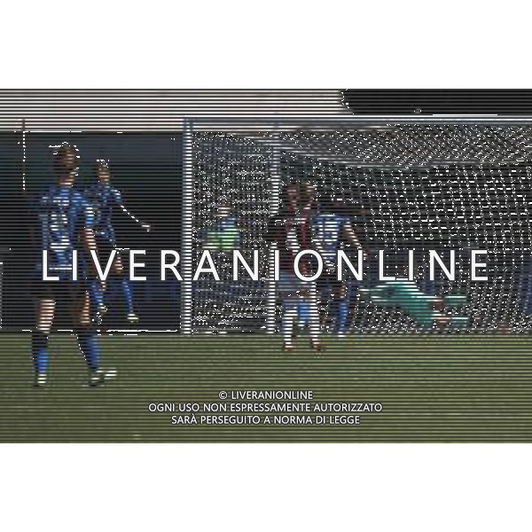 © TVRG Gloria Marinelli (Inter) ribatte in rete il rigore sbagliato da Yoreli Rincon (Inter) e segna il gol dell\'1 a 0 Inter Milano Women vs Milan Women Coppa Italia Femminile semifinale - gara di andata stadio Ernesto Breda Sesto San Giovanni (MI) 14-03-2021 foto Roberto Garavaglia/ag. Aldo Liverani sas