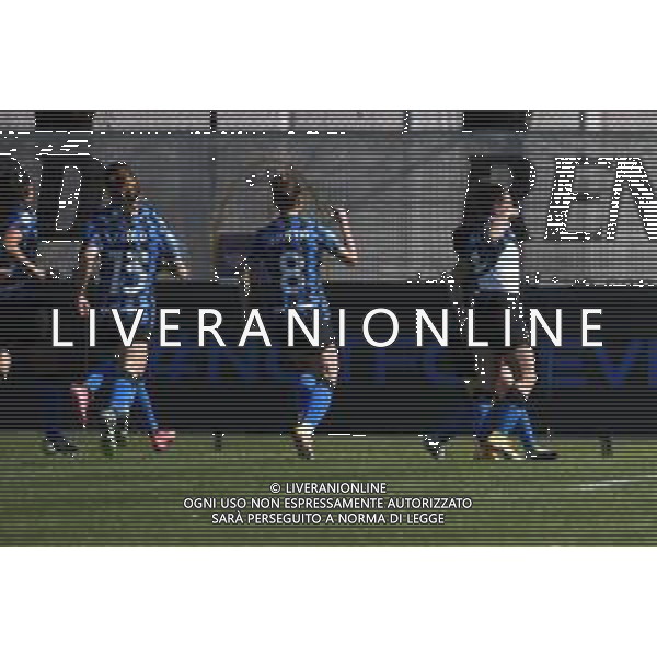 © TVRG esultanza Inter dopo il gol dell\'1 a 0 Inter Milano Women vs Milan Women Coppa Italia Femminile semifinale - gara di andata stadio Ernesto Breda Sesto San Giovanni (MI) 14-03-2021 foto Roberto Garavaglia/ag. Aldo Liverani sas