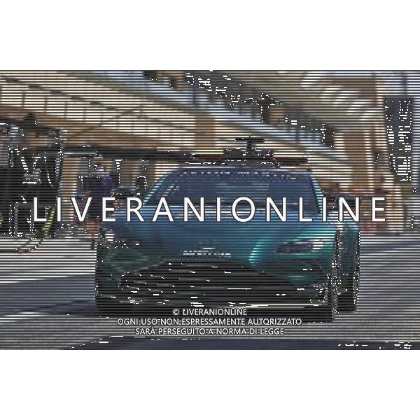 The Aston Martin FIA Safety Car. 14.03.2021. Formula 1 Testing, Sakhir, Bahrain, Day Three. - www.xpbimages.com, EMail: requests@xpbimages.com © Copyright: Moy / XPB Images / AGENZIA ALDO LIVERANI SAS - ITALY ONLY EDITORIAL USE ONLY