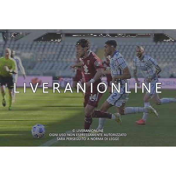 Torino 14.03.2021 Stadio Olimpico Grande Torino ©Alessandro Falzone/Agenzia Aldo Liverani Torino vs Inter Serie A Tim 2020/2021 Nella foto : SIMONE VERDI-ACHRAF HAKIMI ©Falzone / AGENZIA ALDO LIVERANI SAS