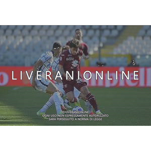 Torino 14.03.2021 Stadio Olimpico Grande Torino ©Alessandro Falzone/Agenzia Aldo Liverani Torino vs Inter Serie A Tim 2020/2021 Nella foto : SIMONE VERDI-ACHRAF HAKIMI ©Falzone / AGENZIA ALDO LIVERANI SAS