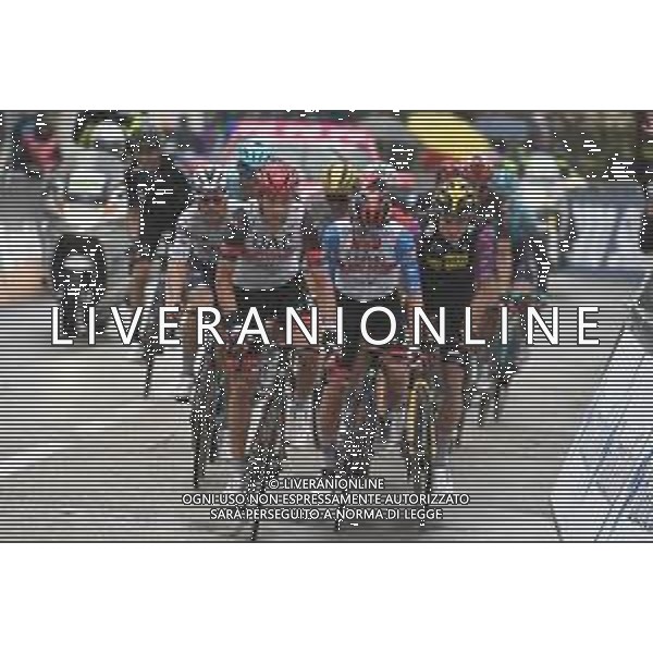 14-03-2021 Tirreno - Adriatico; Tappa 05 Castellalto - Castelfidardo; 2021, Uae - Emirates; Formolo, Davide; Pogacar, Tadej; Castelfidardo; FOTO STEFANO SIROTTI-AG ALDO LIVERANI SAS