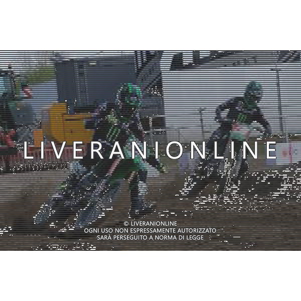 Tommasinio/LMedia - MX Internazionali Italia 2021 - MX1 Category - Motocross 14 March 2021 - Tazio Nuvolari track, mantova, Italy Photo showing: 128 - Ivo Monticelli (ITA) Kawasaki @Tommasinio/LMedia AG ALDO LIVERANI SAS