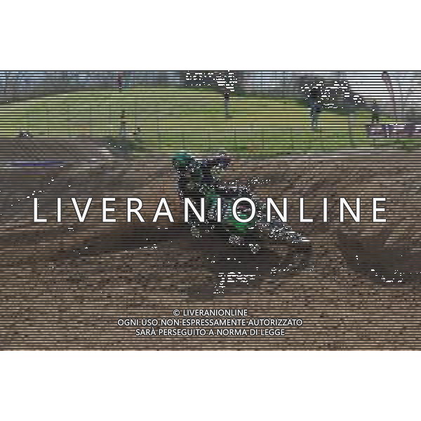 Tommasinio/LMedia - MX Internazionali Italia 2021 - MX1 Category - Motocross 14 March 2021 - Tazio Nuvolari track, mantova, Italy Photo showing: 128 - Ivo Monticelli (ITA) Kawasaki in action during the Internazionali d\'Italia series, Mantova event. @Tommasinio/LMedia AG ALDO LIVERANI SAS