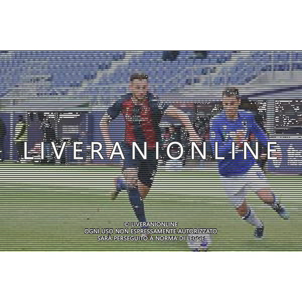 BOLOGNA - SAMPDORIA CAMPIONATO CALCIO SERIE A TIM 14.03.2021 NELLA FOTO MITCHELL DIJKS E ANTONIO CANDREVA ©VILLANI / AGENZIA ALDO LIVERANI SAS