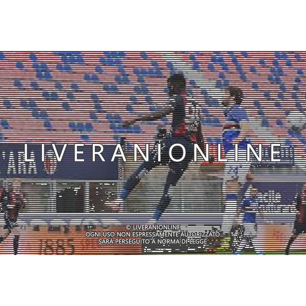 BOLOGNA - SAMPDORIA CAMPIONATO CALCIO SERIE A TIM 14.03.2021 NELLA FOTO DUELLO AEREO MUSA BARROW E BARTOSZ BERESZYNSKI ©VILLANI / AGENZIA ALDO LIVERANI SAS