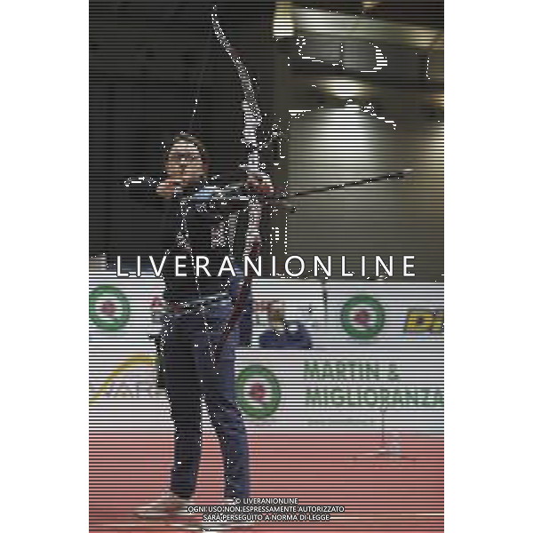 Rimini - Campionato Italiano di Tiro con l\'Arco indoor 14/03/2021 nella foto: Andreoli tatiana - arco olimpico ©Claudio Zamagni/Agenzia Aldo Liverani