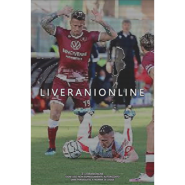 REGGINA - MONZA CAMPIONATO CALCIO SERIE BKT 13.03.2021 NELLA FOTO ANDREA D\'ERRICO (MONZA) E GERMAN DENIS (REGGINA) ©GAREFFA / AGENZIA ALDO LIVERANI SAS