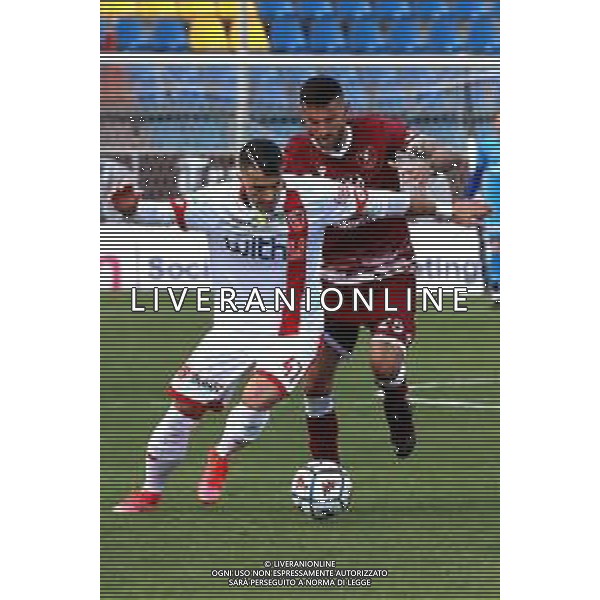 REGGINA - MONZA CAMPIONATO CALCIO SERIE BKT 13.03.2021 NELLA FOTO DANY MOTA CARVALHO (MONZA) E MARCO CRIMI (REGGINA) ©GAREFFA / AGENZIA ALDO LIVERANI SAS