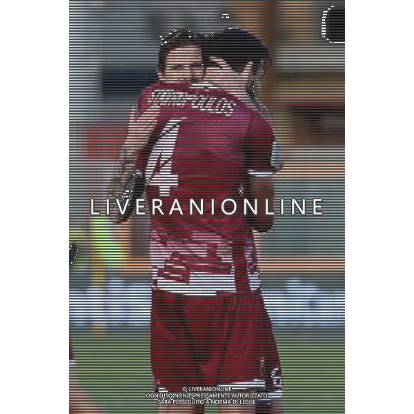 REGGINA - MONZA CAMPIONATO CALCIO SERIE BKT 13.03.2021 NELLA FOTO ESULTANZA DIMITRIS STAVROPOULOS E GIUSEPPE LOIACONO (REGGINA) ©GAREFFA / AGENZIA ALDO LIVERANI SAS