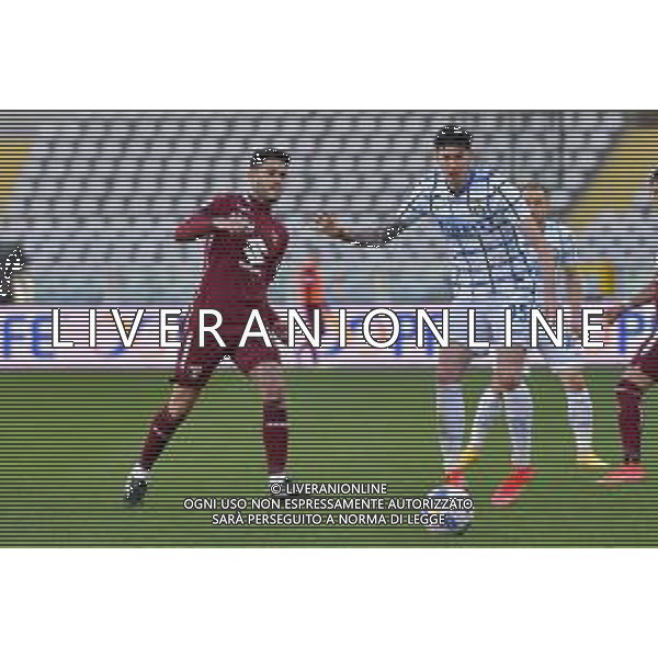 Torino 14.03.2021 Stadio Olimpico Grande Torino ©Alessandro Falzone/Agenzia Aldo Liverani Torino vs Inter Serie A Tim 2020/2021 Nella foto : Antonio Sanabria-Alessandro Bastoni