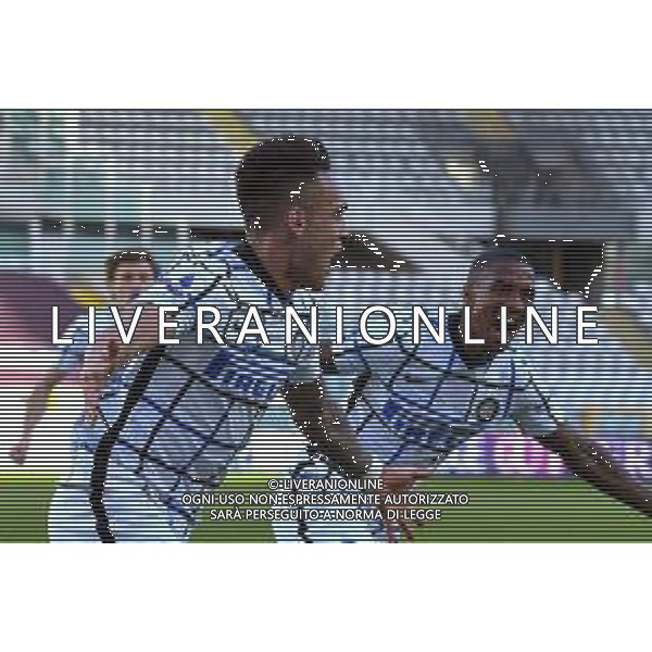 Torino 14.03.2021 Stadio Olimpico Grande Torino ©Alessandro Falzone/Agenzia Aldo Liverani Torino vs Inter Serie A Tim 2020/2021 Nella foto : Esultanza gol di Lautaro Martinez