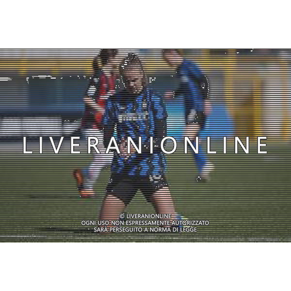 © TVRG Caroline Moller Hansen (Inter) Inter Milano Women vs Milan Women Coppa Italia Femminile semifinale - gara di andata stadio Ernesto Breda Sesto San Giovanni (MI) 14-03-2021 foto Roberto Garavaglia/ag. Aldo Liverani sas