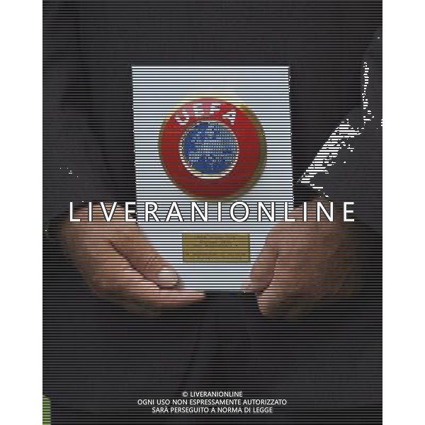 Montecarlo 26/08/2005 Finale Supercoppa Europea 2005 liverpool-cska mosca 3:1 nella foto logo uefa ph marco luzzani/ag aldo liverani s.a.s.