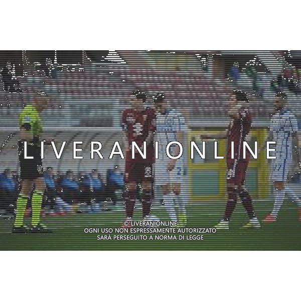 Torino 14.03.2021 Stadio Olimpico Grande Torino ©Alessandro Falzone/Agenzia Aldo Liverani Torino vs Inter Serie A Tim 2020/2021 Nella foto : Paolo Valeri arbitro con daniele caselli e achraf hakimi ©Falzone / AGENZIA ALDO LIVERANI SAS