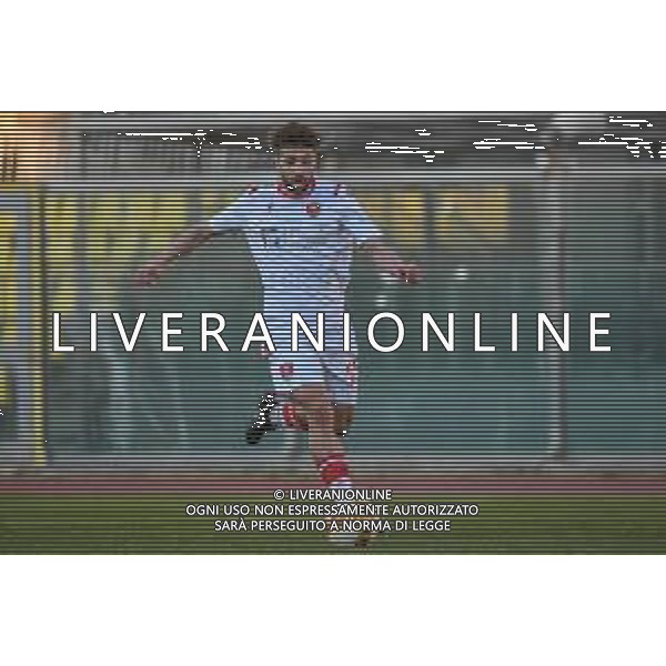 Fagiolinia/LMedia - Livorno vs Grosseto - Campionato di Calcio Serie C - Lega Pro 2020/2021 16 marzo 2021 - Stadio Armando Picchi, Livorno, Italia Nella foto: Giuseppe Sicurella (Grosseto) calcia da fuori area e realizza il gol del vantaggio @Fagiolinia/LMedia AG ALDO LIVERANI SAS