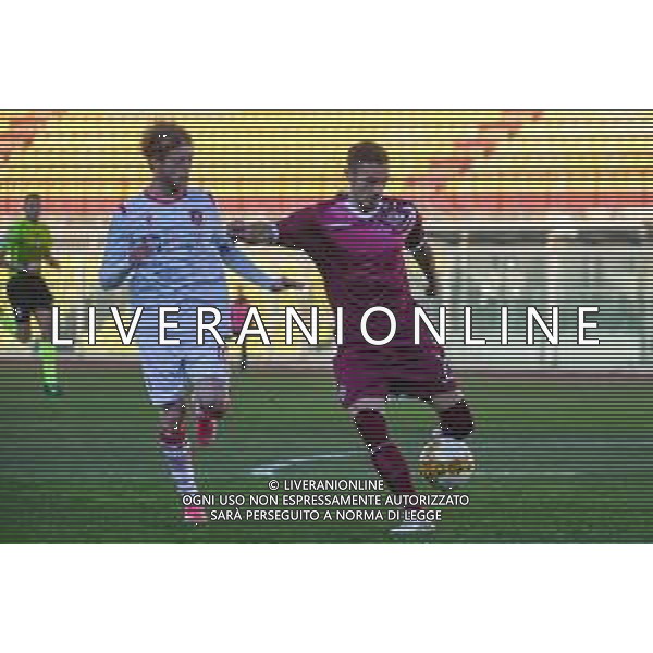 Fagiolinia/LMedia - Livorno vs Grosseto - Campionato di Calcio Serie C - Lega Pro 2020/2021 16 marzo 2021 - Stadio Armando Picchi, Livorno, Italia Nella foto: Edoardo Blondett (Livorno) contrastato da Filippo Boccardi (Grosseto) @Fagiolinia/LMedia AG ALDO LIVERANI SAS