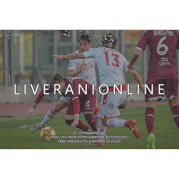 Fagiolinia/LMedia - Livorno vs Grosseto - Campionato di Calcio Serie C - Lega Pro 2020/2021 16 marzo 2021 - Stadio Armando Picchi, Livorno, Italia Nella foto: Matteo Pallecchi (Livorno) subisce fallo da Alessandro Sersanti (Grosseto) @Fagiolinia/LMedia AG ALDO LIVERANI SAS
