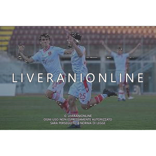 Fagiolinia/LMedia - Livorno vs Grosseto - Campionato di Calcio Serie C - Lega Pro 2020/2021 16 marzo 2021 - Stadio Armando Picchi, Livorno, Italia Nella foto: Esultanza Grosseto dopo il gol Giuseppe Sicurella (Grosseto) @Fagiolinia/LMedia AG ALDO LIVERANI SAS