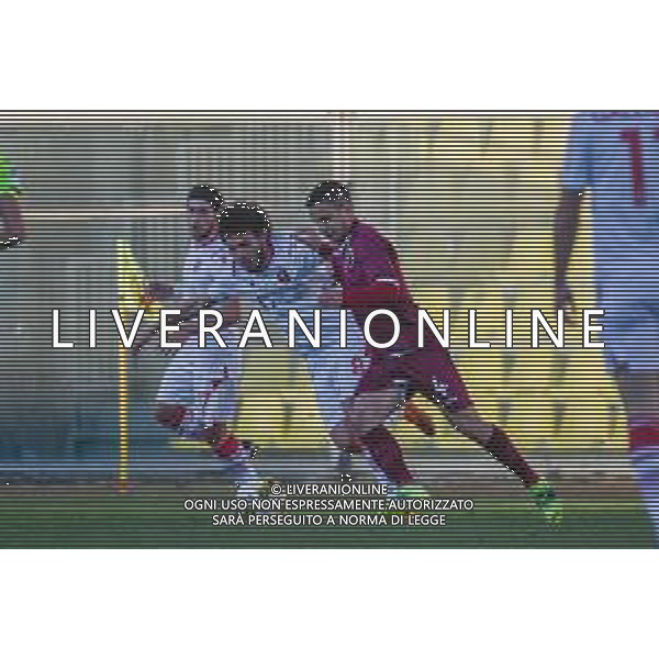 Fagiolinia/LMedia - Livorno vs Grosseto - Campionato di Calcio Serie C - Lega Pro 2020/2021 16 marzo 2021 - Stadio Armando Picchi, Livorno, Italia Nella foto: Emiliano Fratini (Grosseto) e Davide Buglio (Livorno) @Fagiolinia/LMedia AG ALDO LIVERANI SAS