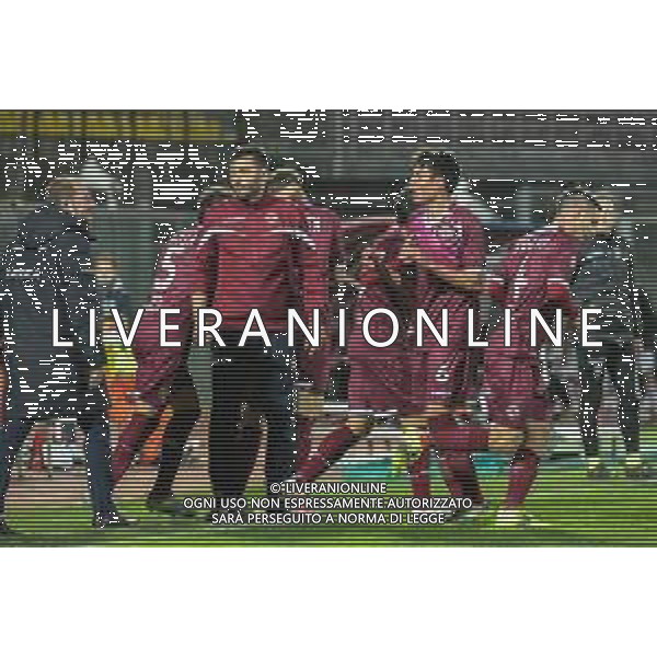 Fagiolinia/LMedia - Livorno vs Grosseto - Campionato di Calcio Serie C - Lega Pro 2020/2021 16 marzo 2021 - Stadio Armando Picchi, Livorno, Italia Nella foto: esultanza Livorno dopo il gol di Sven Braken (Livorno) @Fagiolinia/LMedia AG ALDO LIVERANI SAS