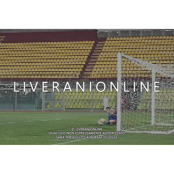 Fagiolinia/LMedia - Livorno vs Grosseto - Campionato di Calcio Serie C - Lega Pro 2020/2021 16 marzo 2021 - Stadio Armando Picchi, Livorno, Italia Nella foto: Davide Barosi (Grosseto) para il rigore calciato da Andrea Mazzarano (Livorno) @Fagiolinia/LMedia AG ALDO LIVERANI SAS
