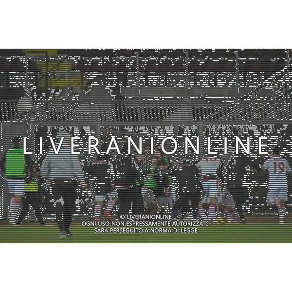 Fagiolinia/LMedia - Livorno vs Grosseto - Campionato di Calcio Serie C - Lega Pro 2020/2021 16 marzo 2021 - Stadio Armando Picchi, Livorno, Italia Nella foto: Esultanza Grosseto dopo il gol del pareggio @Fagiolinia/LMedia AG ALDO LIVERANI SAS