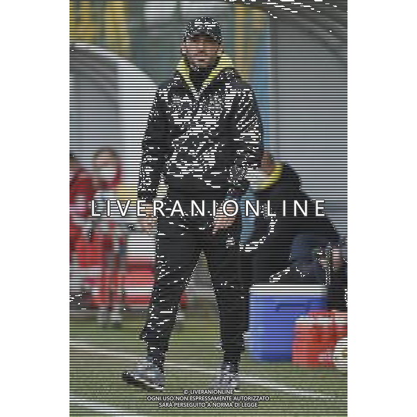 © TVRG Francesco Parravicini allenatore Pro Sesto Pro Sesto vs Pro Vercelli Campionato Serie C girone A - 31a giornata Sesto San Giovani (MI) 17-03-2021 Stadio Ernesto Breda foto Roberto Garavaglia/ag. Aldo Liverani sas