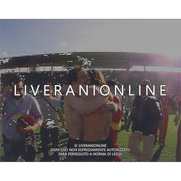 23-05-1999 PERUGIA - MILAN 1-2 CAMPIONATO DI CALCIO SERIE A - VITTORIA 16mo SCUDETTO MILAN NELLA FOTO ESULTANZA DI ZVONIMIR BOBAN FESTEGGIA LA VITTORIA E LA CONQUISTA DELLO SCUDETTO A FINE GARA AGENZIA ALDO LIVERANI SAS